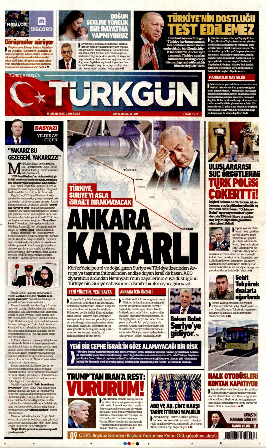 CHP delegelerinden şok ifade: Özel böyle seçildi! 16 Nisan Çarşamba gazete manşetleri 11