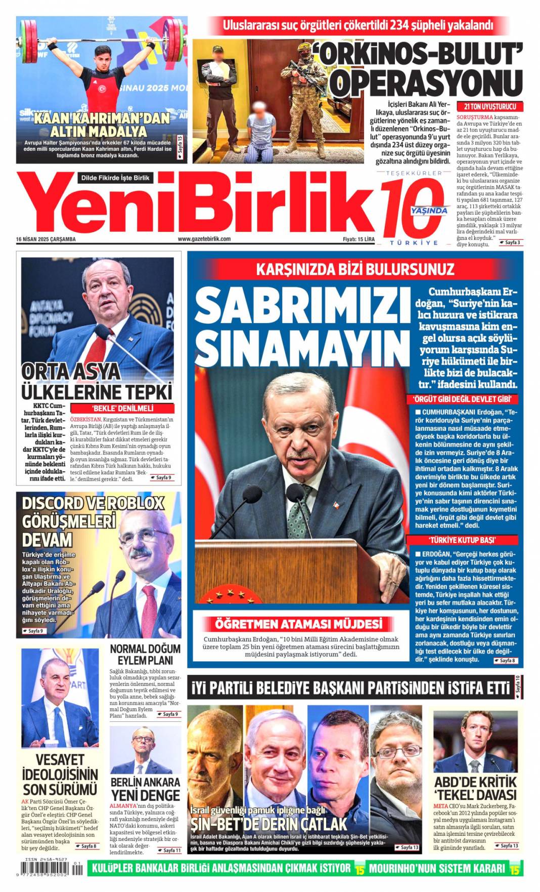 CHP delegelerinden şok ifade: Özel böyle seçildi! 16 Nisan Çarşamba gazete manşetleri 10