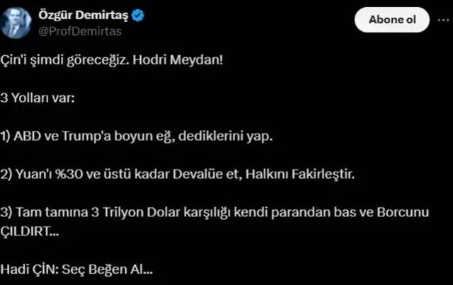 Ekonomi profesörü olarak öve öve bitiremiyorlardı! Özgür Demirtaş'ın yorumları alıntı çıktı 3