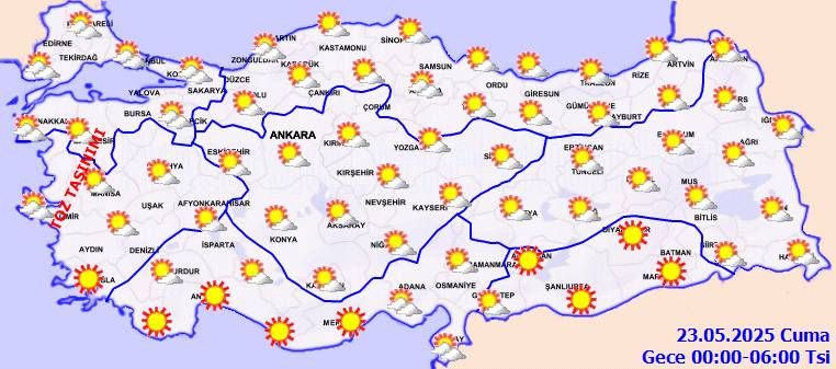 Meteoroloji uyardı: O bölgelere toz taşımı geliyor! Perşembe hava nasıl olacak, bugün hava nasıl? 5