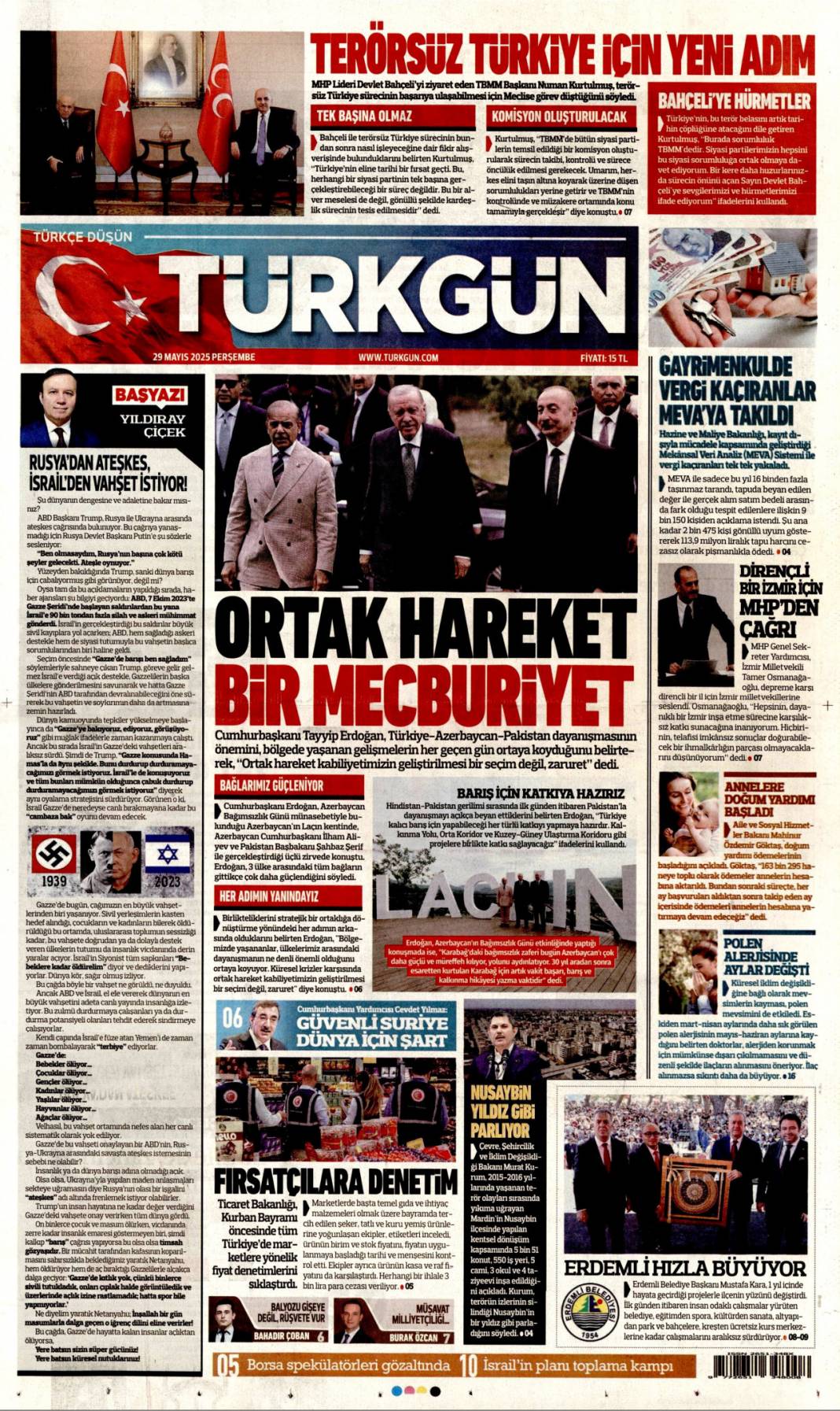 Hadi Açıkla! Maliyeden Nerden Buldun Sorusu: 29 Mayıs 2025 gazete manşetleri 11