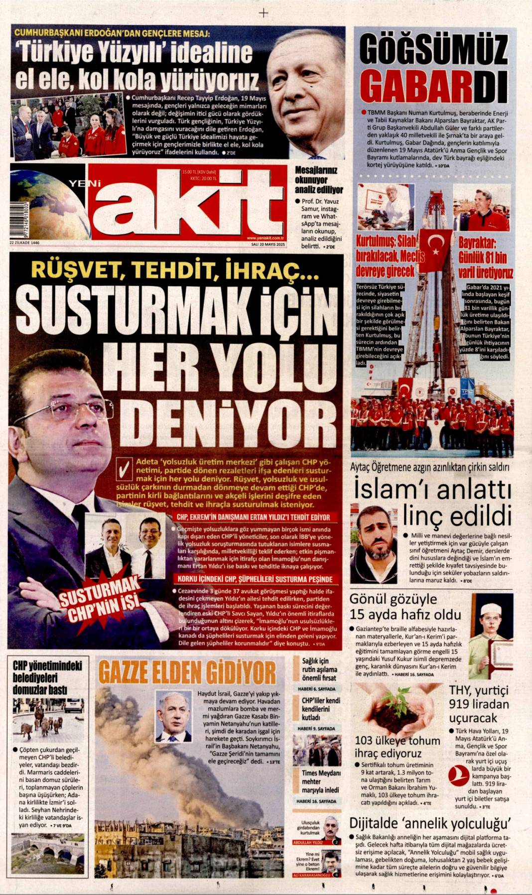 Esnaf ve kadınlara çifte müjde yolda! AK Parti bir vaadini daha gerçekleştiriyor: 20 Mayıs 2025 gazete manşetleri 12