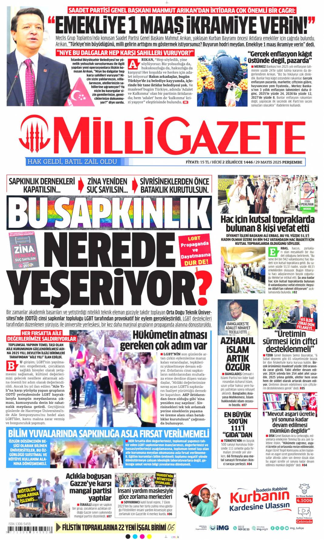 Hadi Açıkla! Maliyeden Nerden Buldun Sorusu: 29 Mayıs 2025 gazete manşetleri 14