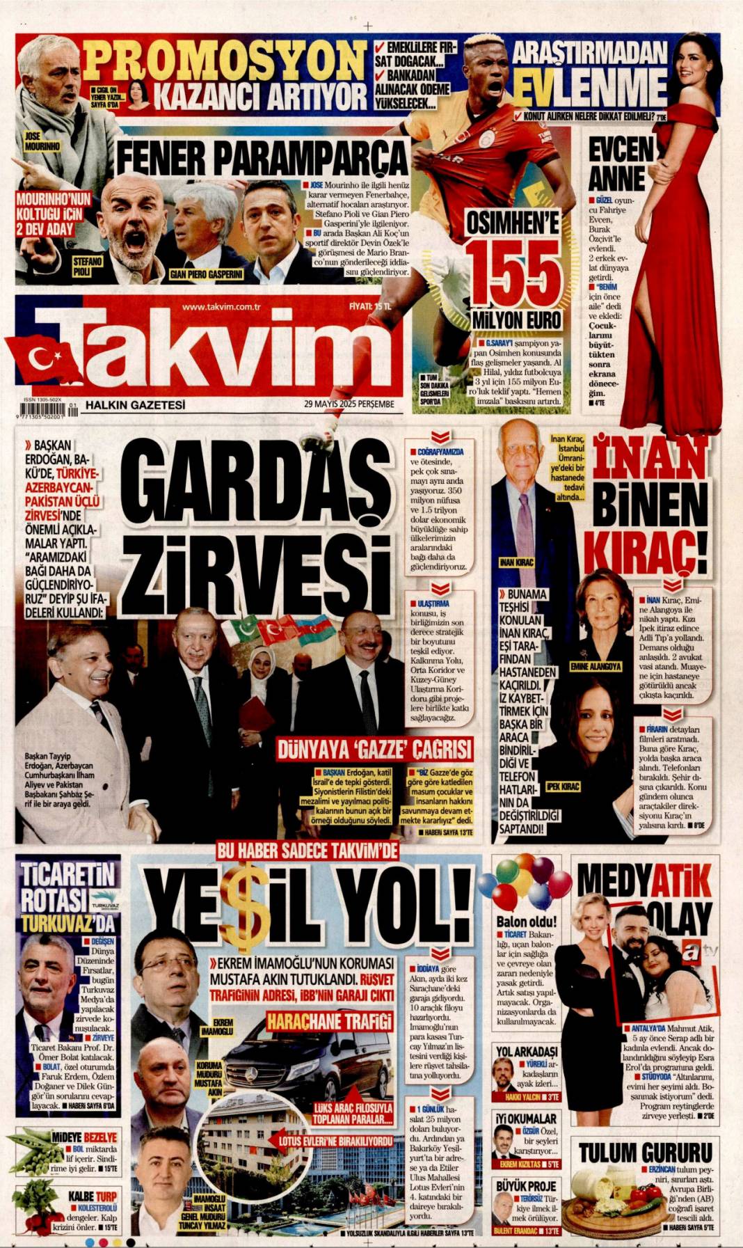Hadi Açıkla! Maliyeden Nerden Buldun Sorusu: 29 Mayıs 2025 gazete manşetleri 18