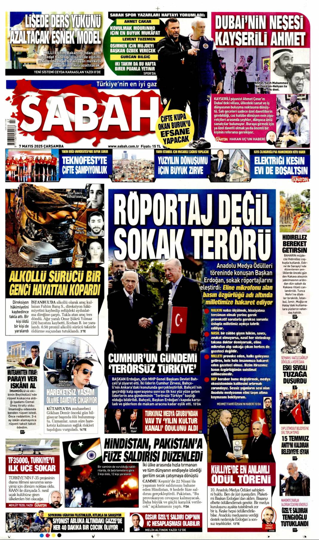 Hainliği gazetecilik diye pazarladılar: 7 Mayıs gazete manşetleri 1