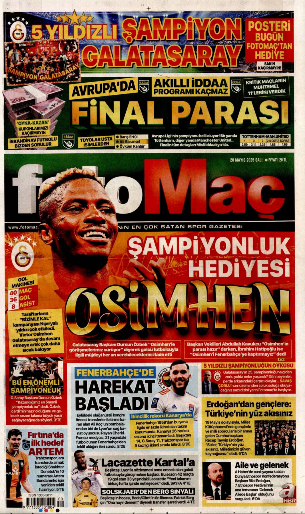 Esnaf ve kadınlara çifte müjde yolda! AK Parti bir vaadini daha gerçekleştiriyor: 20 Mayıs 2025 gazete manşetleri 20