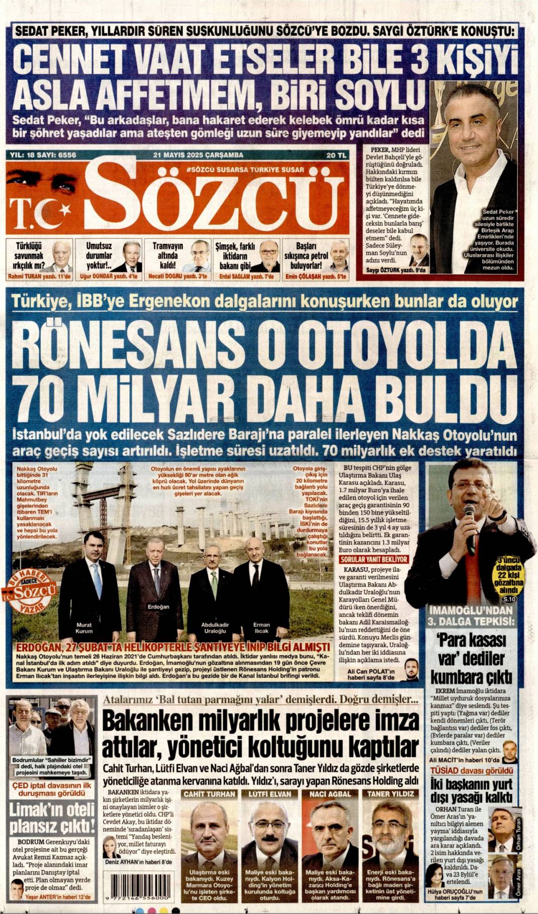 İnsanlık nerede? İsrail'i kim durduracak? 21 Mayıs 2025 gazete manşetleri 4