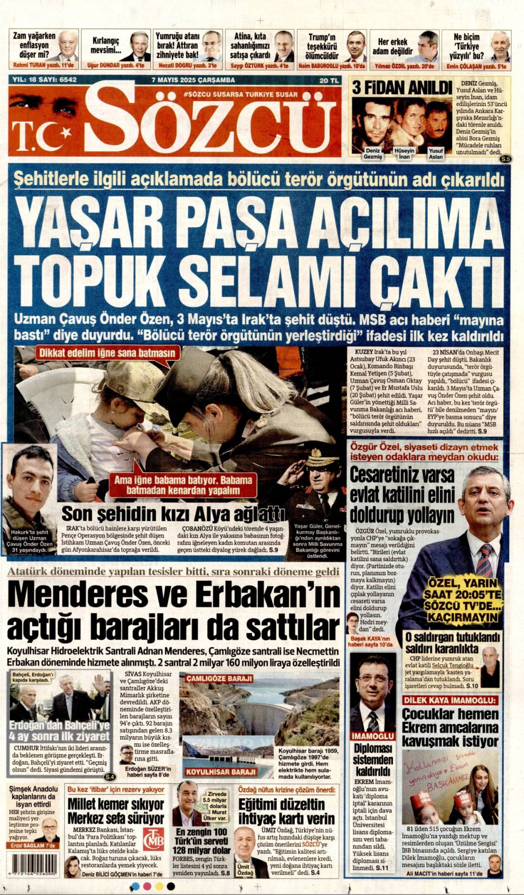 Hainliği gazetecilik diye pazarladılar: 7 Mayıs gazete manşetleri 3