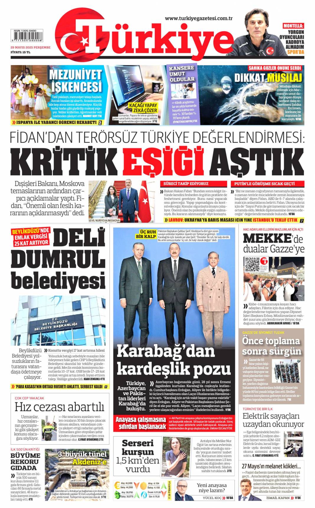 Hadi Açıkla! Maliyeden Nerden Buldun Sorusu: 29 Mayıs 2025 gazete manşetleri 5