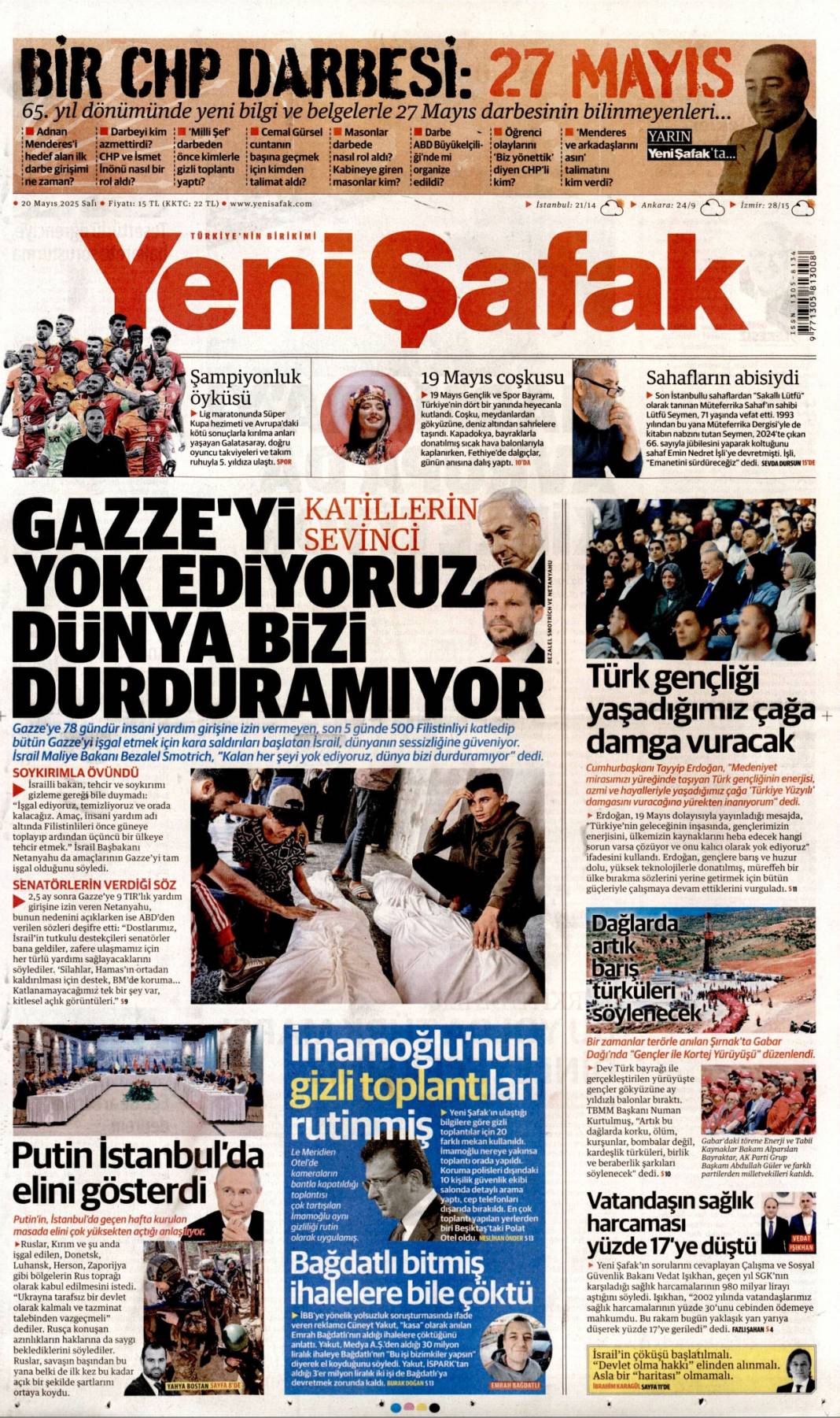 Esnaf ve kadınlara çifte müjde yolda! AK Parti bir vaadini daha gerçekleştiriyor: 20 Mayıs 2025 gazete manşetleri 6