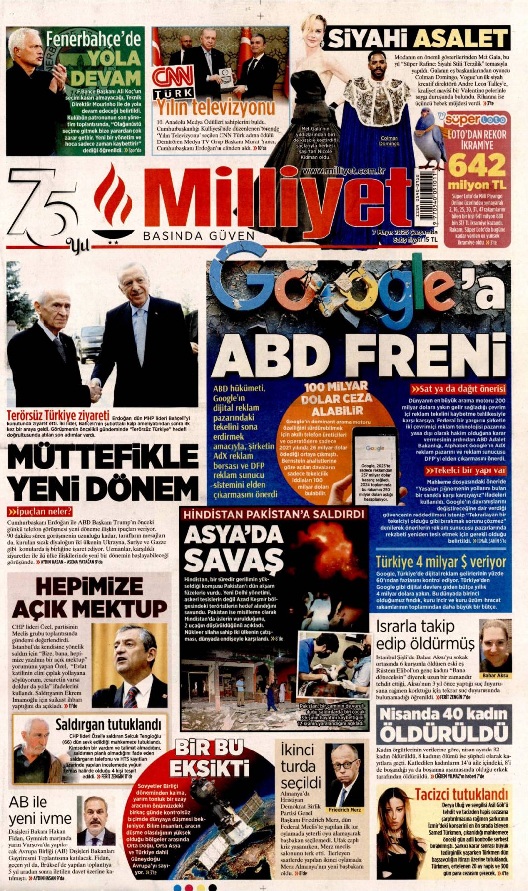 Hainliği gazetecilik diye pazarladılar: 7 Mayıs gazete manşetleri 9