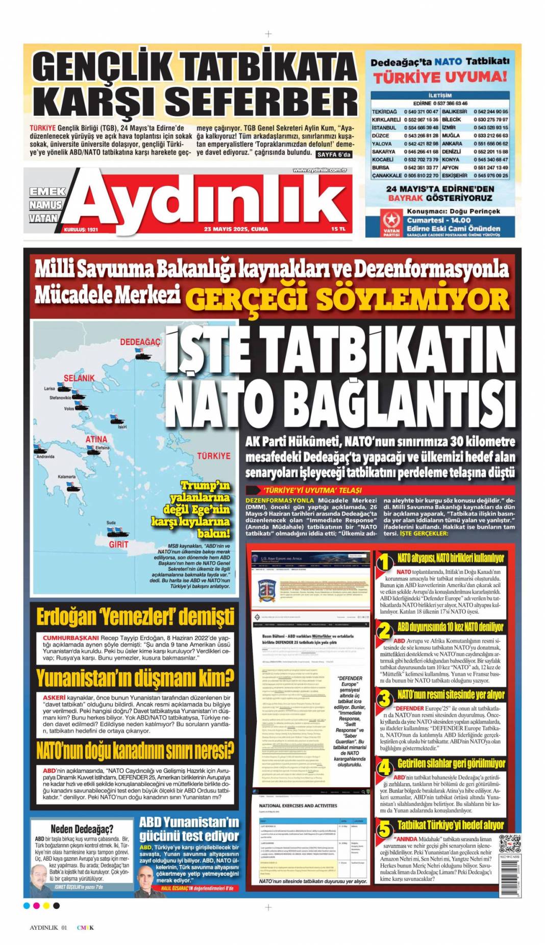 Rüşvet çarkının faturası halka kesildi: 23 Mayıs 2025 Cuma gazete manşetleri 7