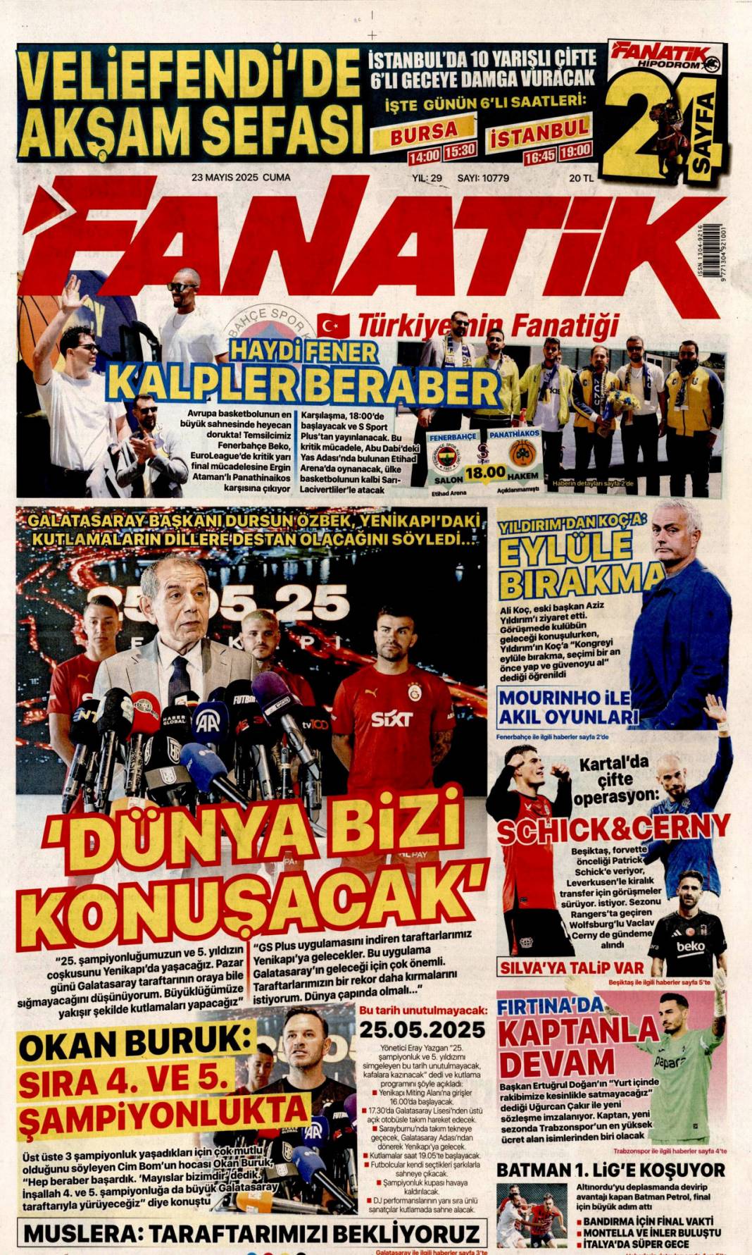 Rüşvet çarkının faturası halka kesildi: 23 Mayıs 2025 Cuma gazete manşetleri 18