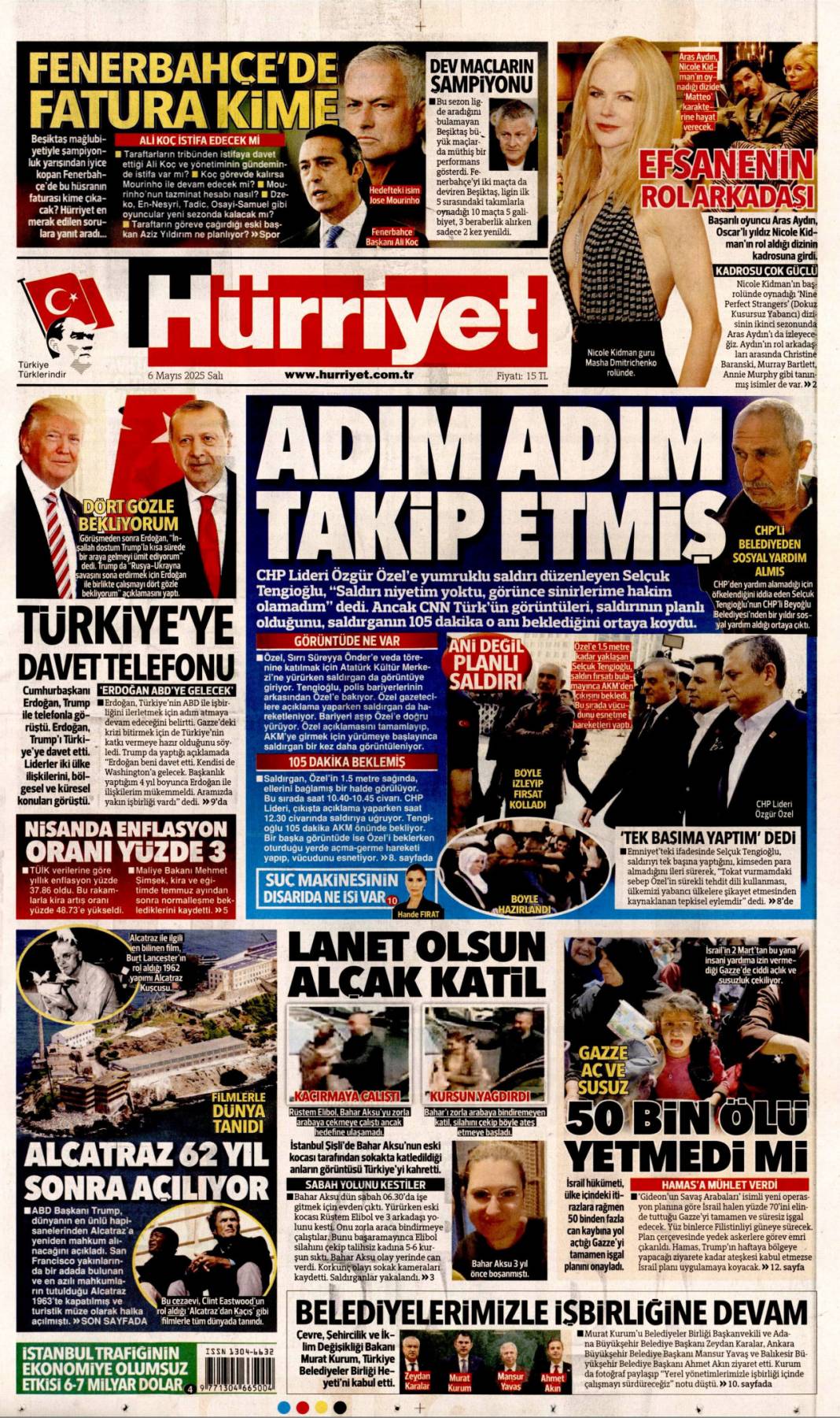 Mossad'ın bombalı tuzağına MİT darbesi! 6 Mayıs 2025 Salı gazete manşetleri 2