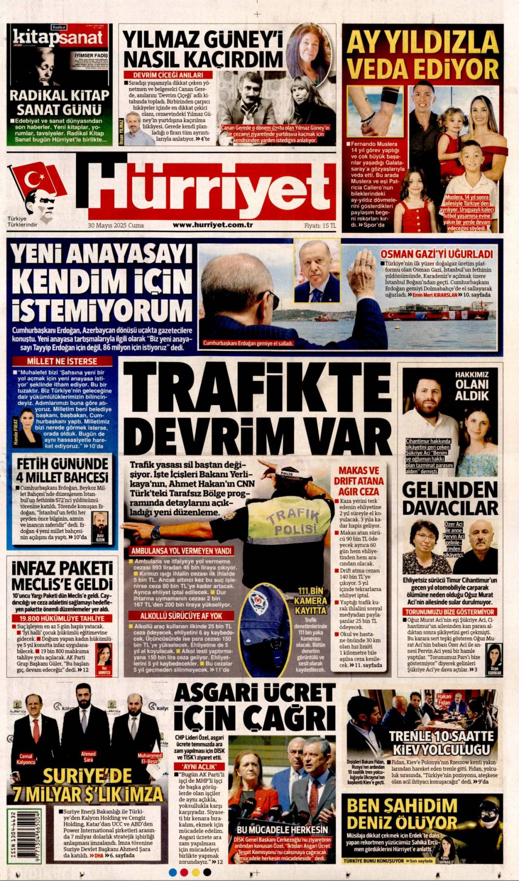 Fetih ruhu lafla değil eserlerle yaşıyor: 30 Mayıs 2025 Cuma gazete manşetleri 3