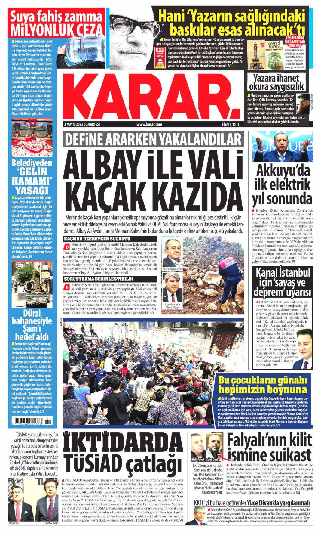 Enerjide şeytanın bacağını kırdık: 3 Mayıs 2025 Cumartesi gazete manşetleri 13
