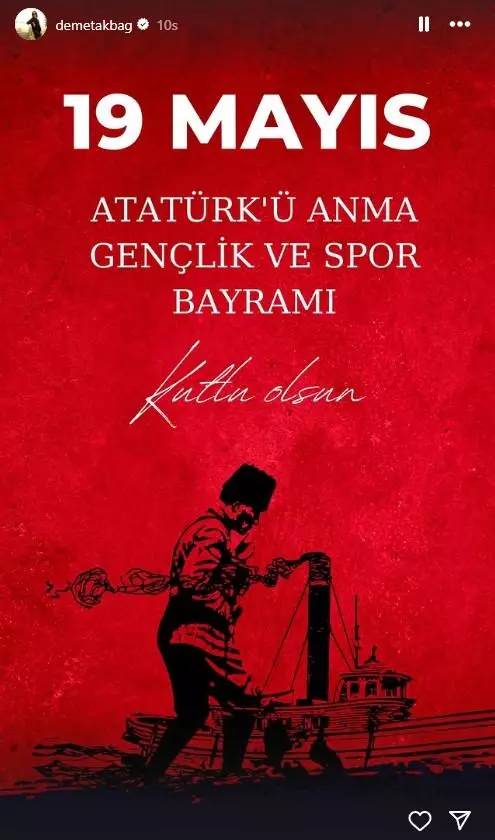 19 Mayıs Atatürk'ü anma Gençlik ve Spor Bayramı coşku ile kutlanıyor: Ünlü isimlerden 19 Mayıs Bayramı paylaşımları 11