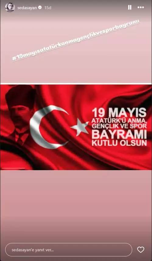 19 Mayıs Atatürk'ü anma Gençlik ve Spor Bayramı coşku ile kutlanıyor: Ünlü isimlerden 19 Mayıs Bayramı paylaşımları 13