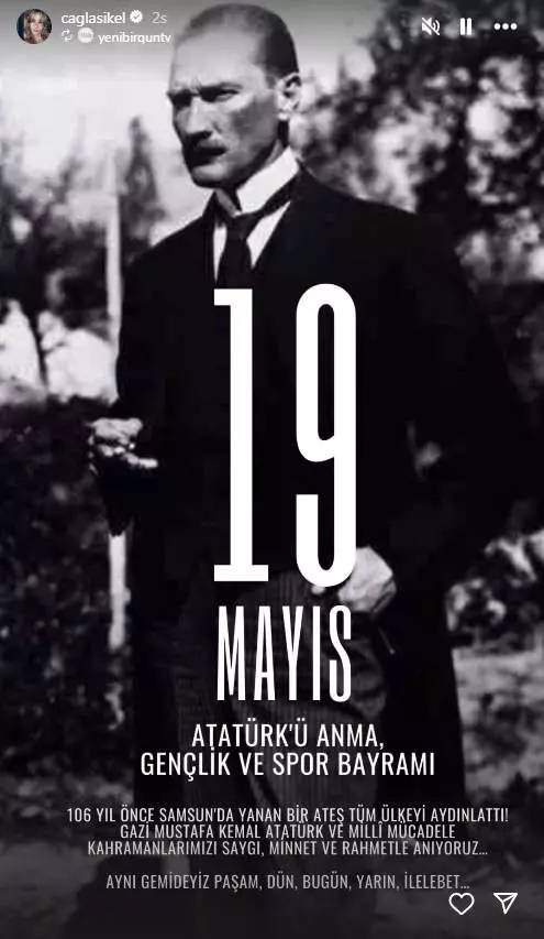 19 Mayıs Atatürk'ü anma Gençlik ve Spor Bayramı coşku ile kutlanıyor: Ünlü isimlerden 19 Mayıs Bayramı paylaşımları 14