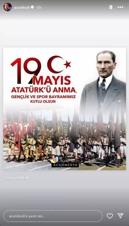 19 Mayıs Atatürk'ü anma Gençlik ve Spor Bayramı coşku ile kutlanıyor: Ünlü isimlerden 19 Mayıs Bayramı paylaşımları 18