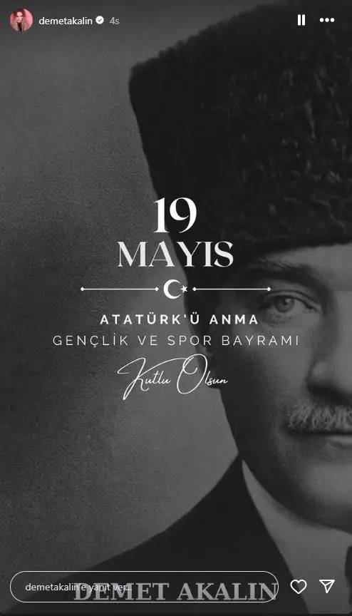 19 Mayıs Atatürk'ü anma Gençlik ve Spor Bayramı coşku ile kutlanıyor: Ünlü isimlerden 19 Mayıs Bayramı paylaşımları 20