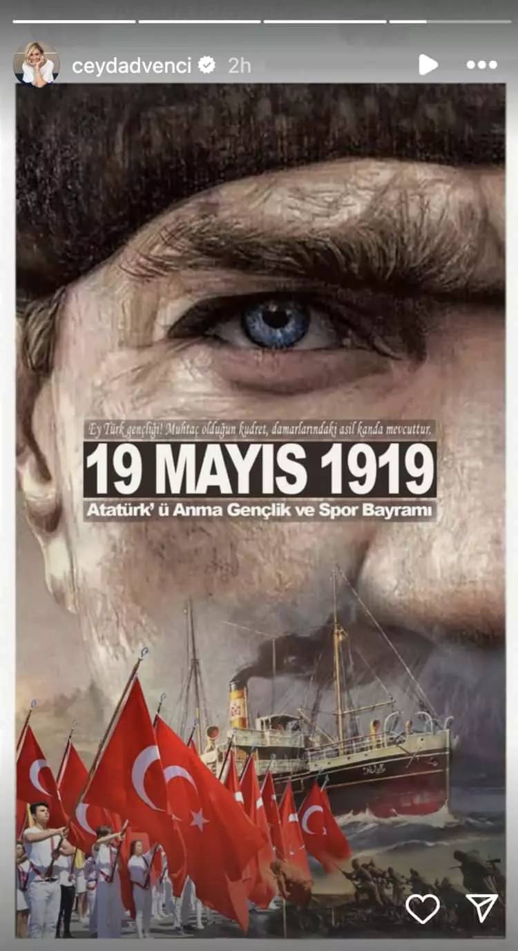 19 Mayıs Atatürk'ü anma Gençlik ve Spor Bayramı coşku ile kutlanıyor: Ünlü isimlerden 19 Mayıs Bayramı paylaşımları 22