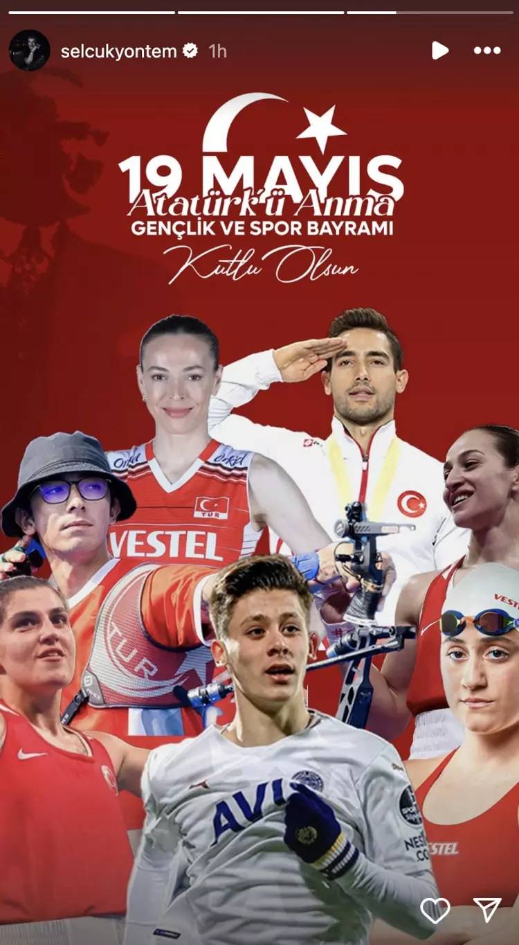 19 Mayıs Atatürk'ü anma Gençlik ve Spor Bayramı coşku ile kutlanıyor: Ünlü isimlerden 19 Mayıs Bayramı paylaşımları 23