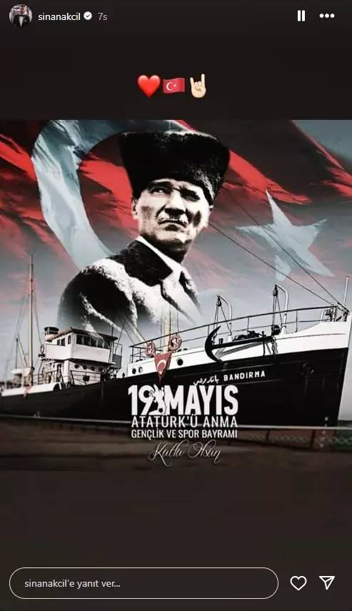 19 Mayıs Atatürk'ü anma Gençlik ve Spor Bayramı coşku ile kutlanıyor: Ünlü isimlerden 19 Mayıs Bayramı paylaşımları 7