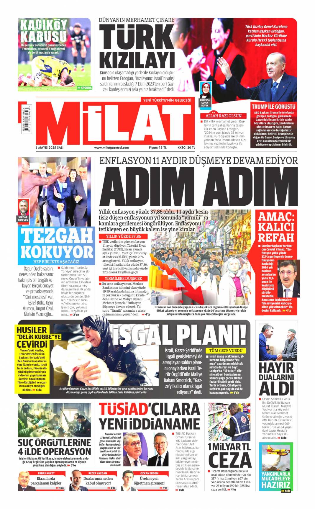 Mossad'ın bombalı tuzağına MİT darbesi! 6 Mayıs 2025 Salı gazete manşetleri 13