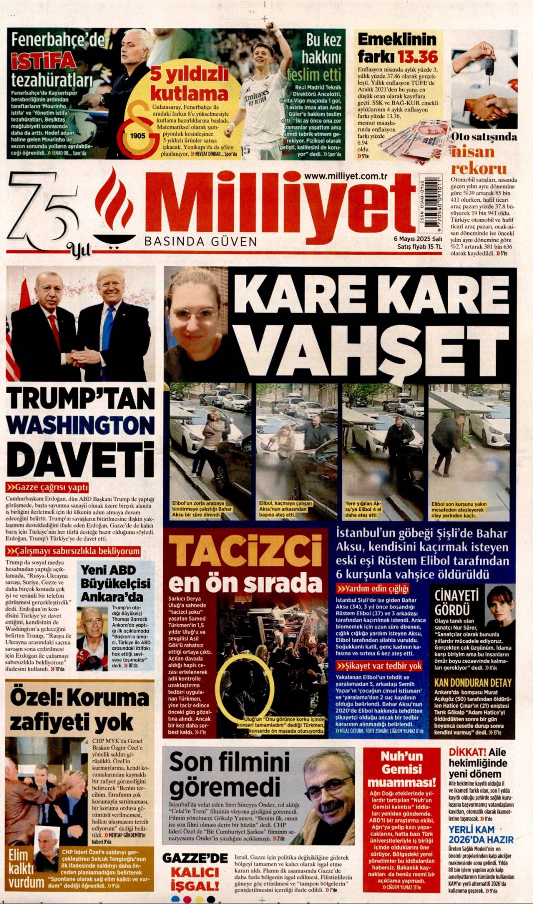 Mossad'ın bombalı tuzağına MİT darbesi! 6 Mayıs 2025 Salı gazete manşetleri 3