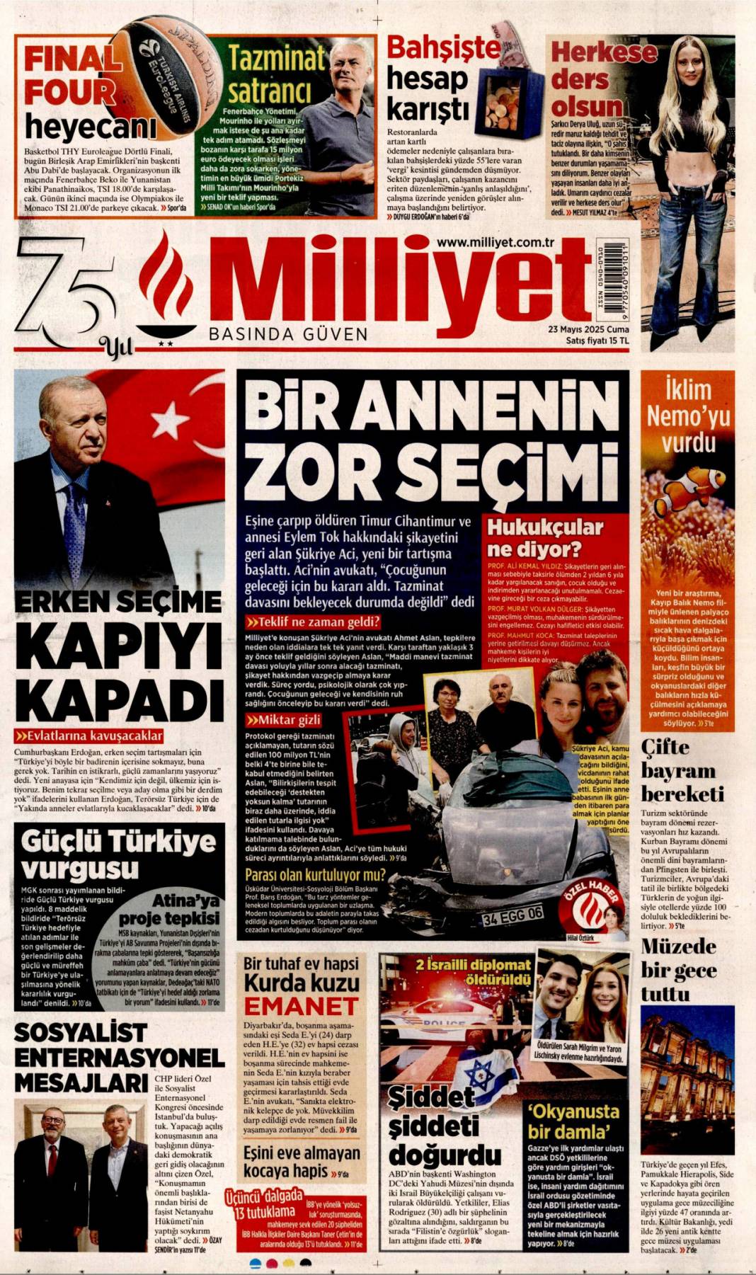 Rüşvet çarkının faturası halka kesildi: 23 Mayıs 2025 Cuma gazete manşetleri 3