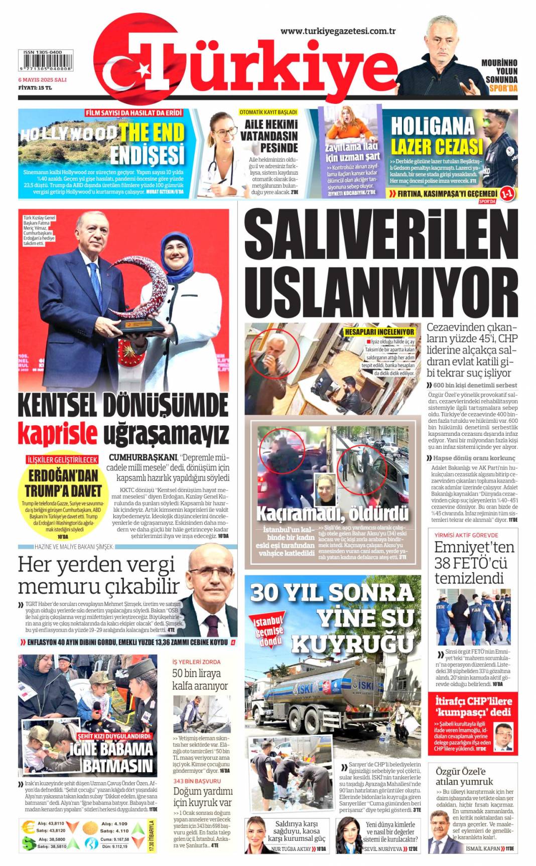 Mossad'ın bombalı tuzağına MİT darbesi! 6 Mayıs 2025 Salı gazete manşetleri 11