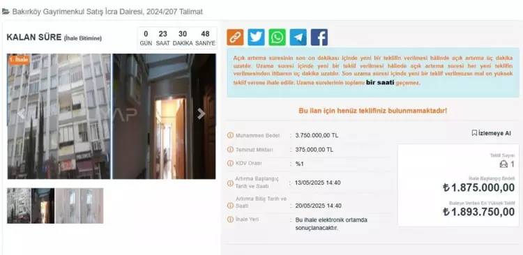 Bu konutlar kapış kapış satılacak: İşte yarı fiyatına satılacak konutların listesi! 8
