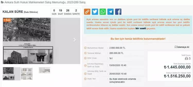 Bu konutlar kapış kapış satılacak: İşte yarı fiyatına satılacak konutların listesi! 14