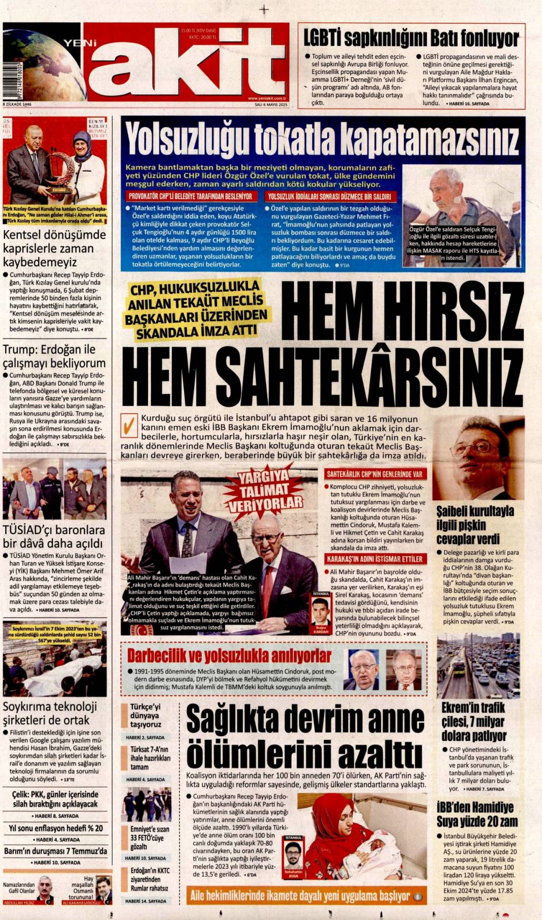Mossad'ın bombalı tuzağına MİT darbesi! 6 Mayıs 2025 Salı gazete manşetleri 8
