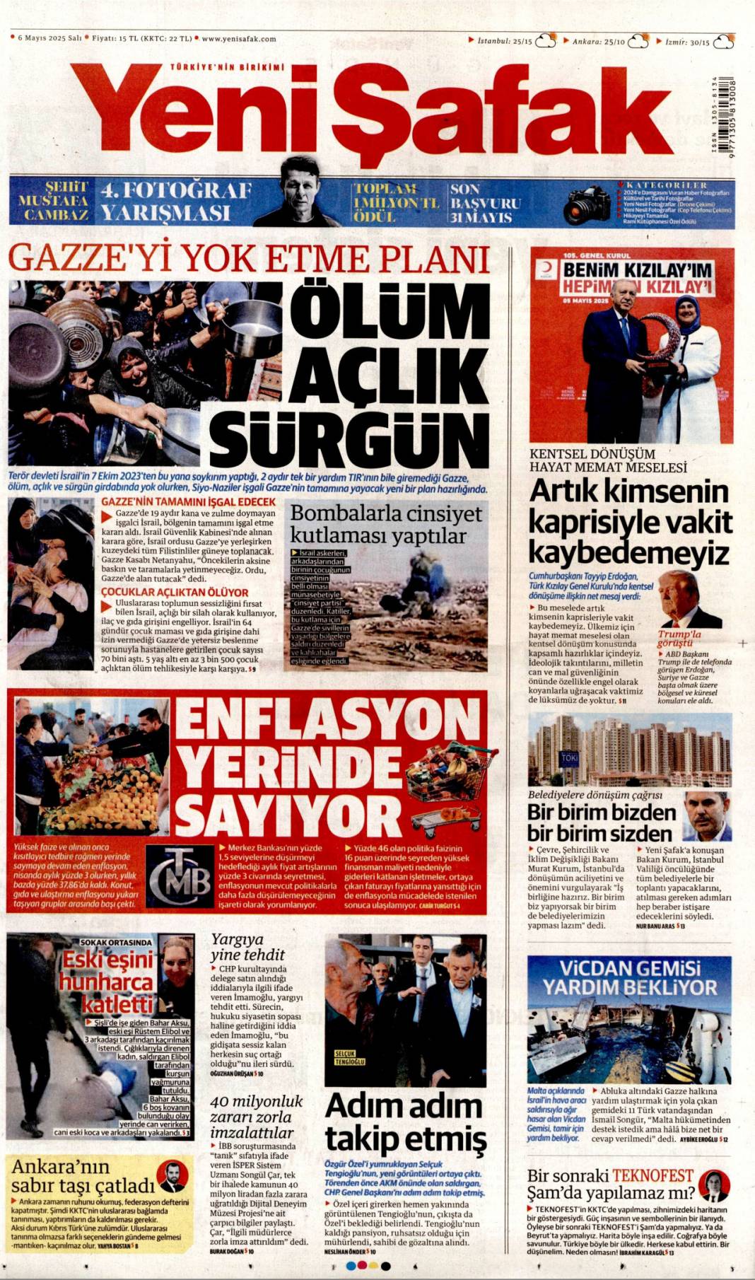 Mossad'ın bombalı tuzağına MİT darbesi! 6 Mayıs 2025 Salı gazete manşetleri 9