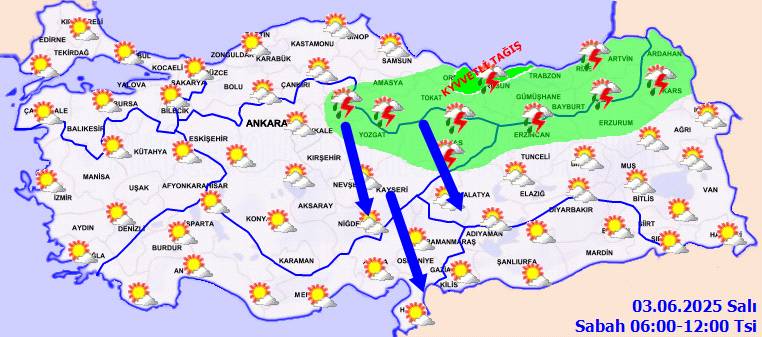 Meteoroloji o illeri uyardı: Sağanak geliyor, su baskınlarına dikkat! Bugün hava nasıl, Salı günü hava nasıl olacak? 9