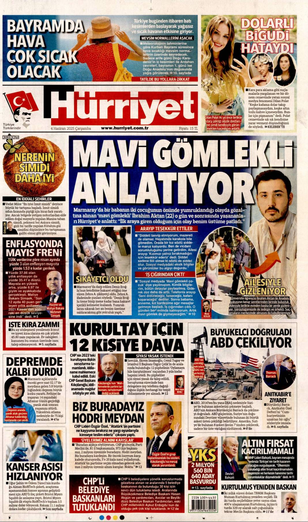 Kılıçdaroğlu geleceğine kayyum gelsin: 4 Haziran 2025 gazete manşetleri 2