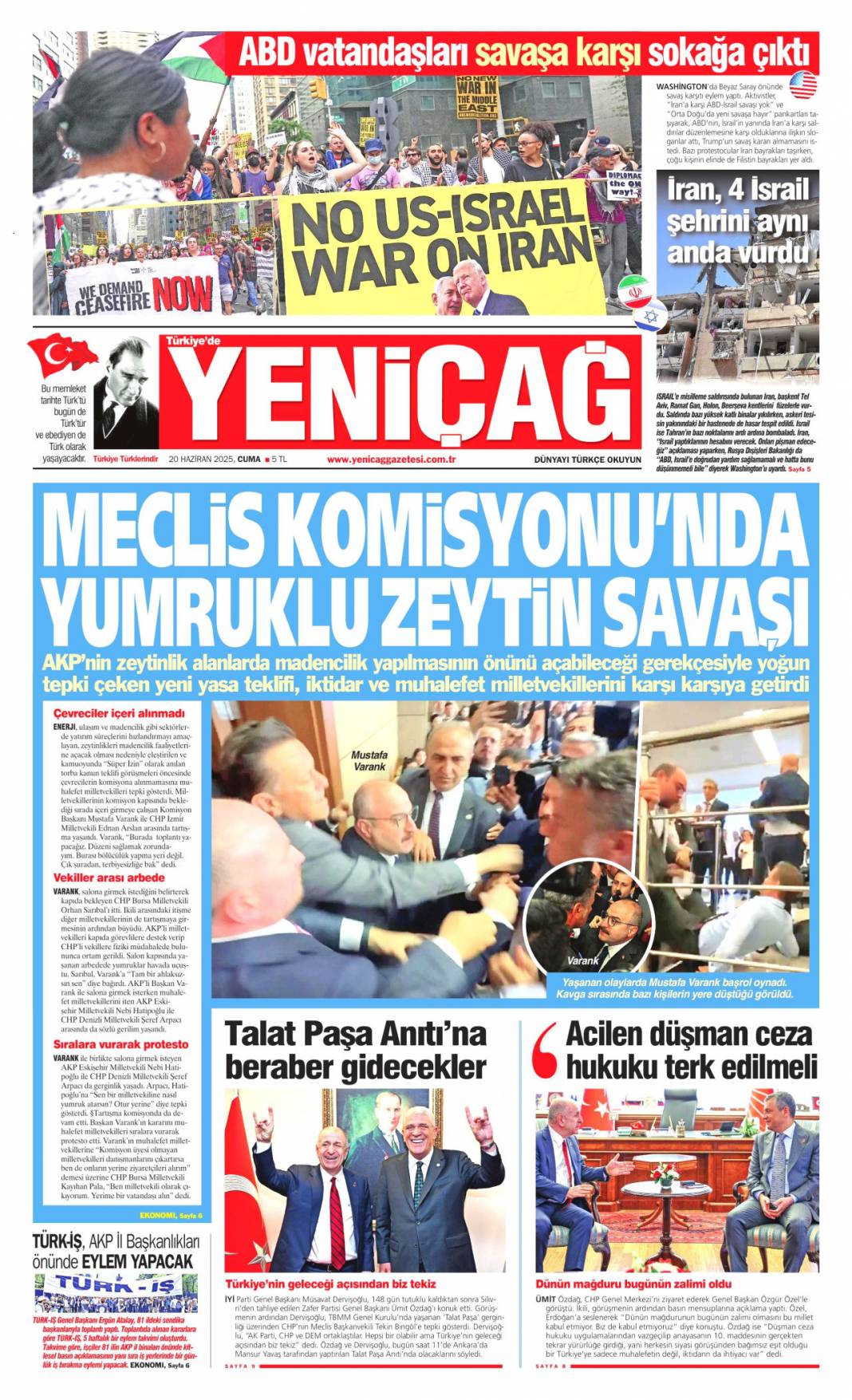 Kardeşlik mahallesi, 250 bininci konut sahibine teslim: 20 Haziran 2025 gazete manşetleri 12