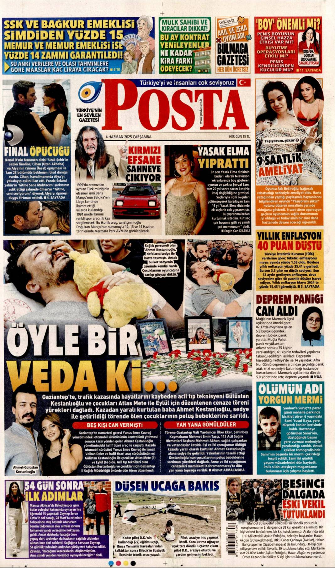 Kılıçdaroğlu geleceğine kayyum gelsin: 4 Haziran 2025 gazete manşetleri 13