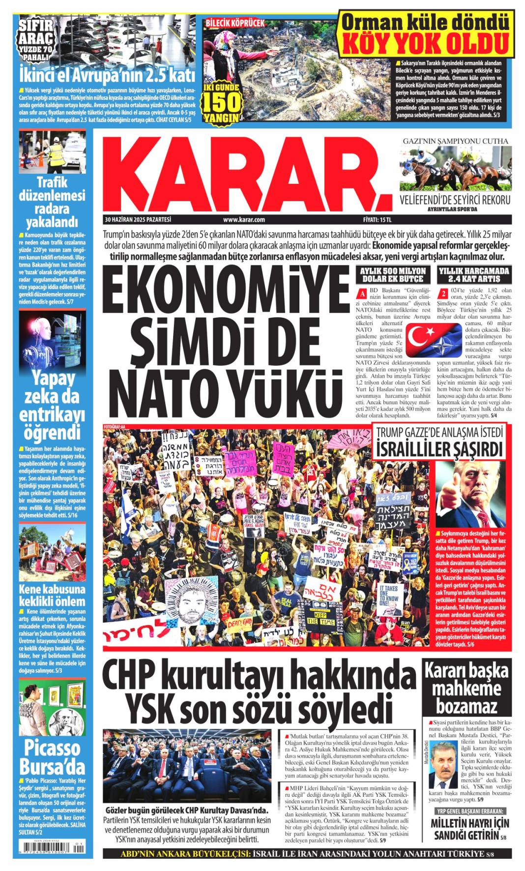 Şaibeli kongre CHP'yi ağır yaraladı: 30 Haziran 2025 gazete manşetleri 13