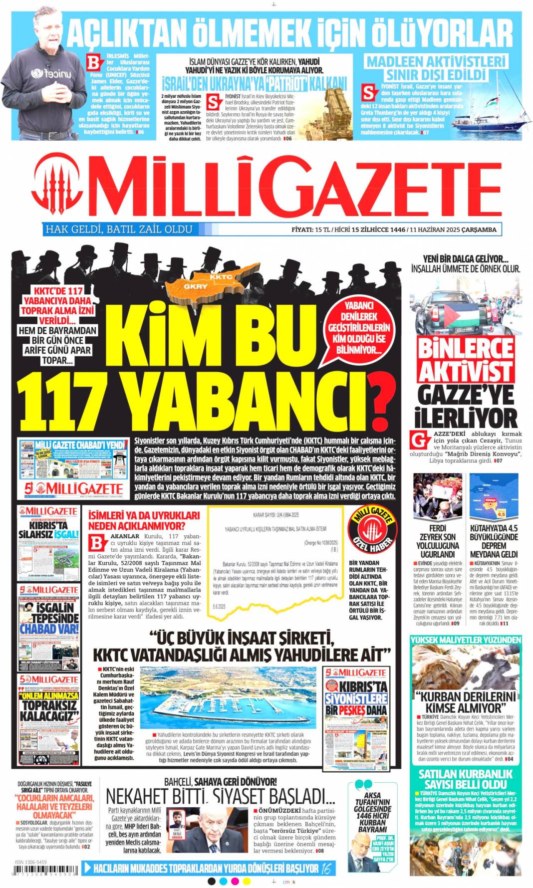 AB'ye Türk Kalkanı, Türk İHA'ları Paris'te: 11 Haziran 2025 gazete manşetleri 14