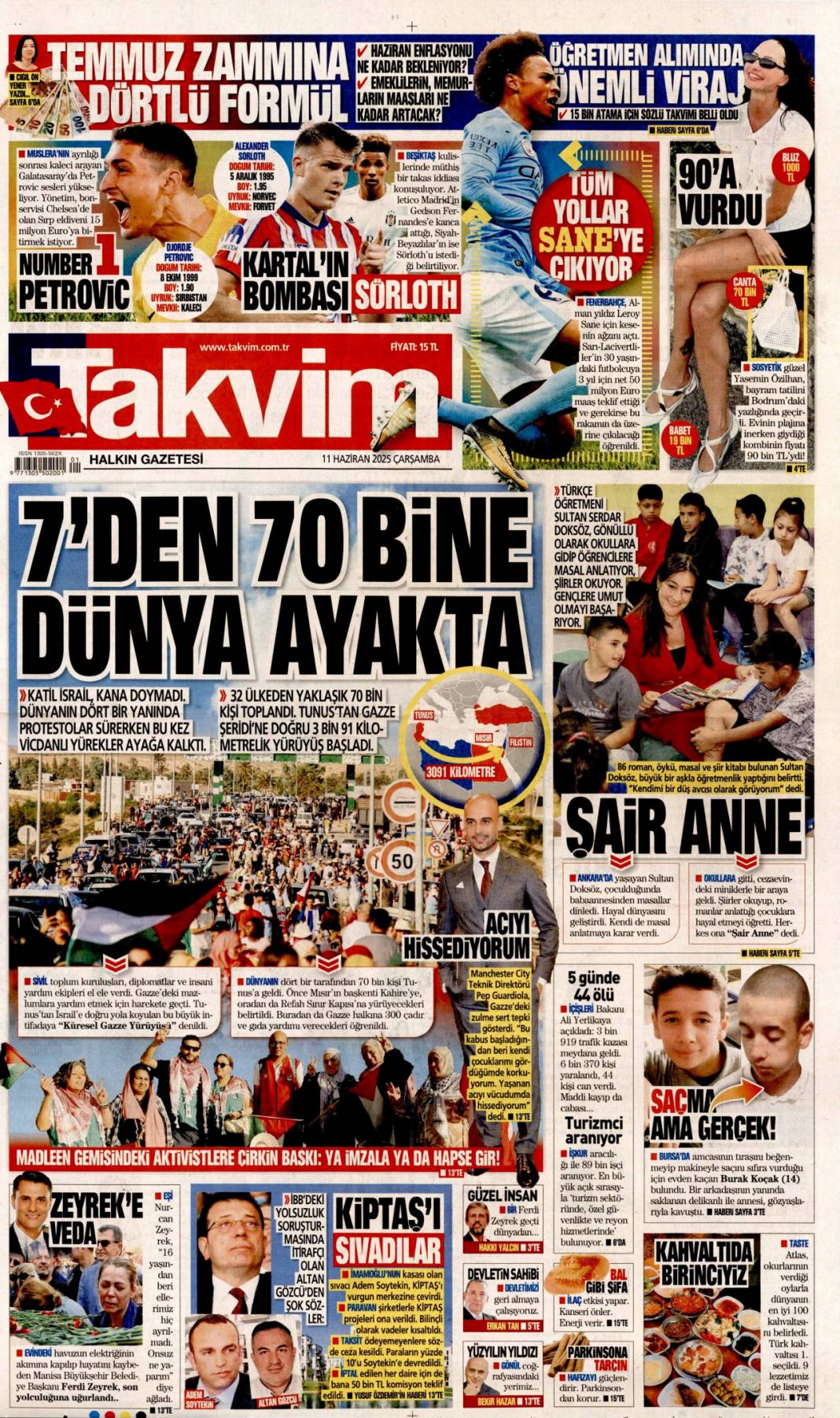 AB'ye Türk Kalkanı, Türk İHA'ları Paris'te: 11 Haziran 2025 gazete manşetleri 18