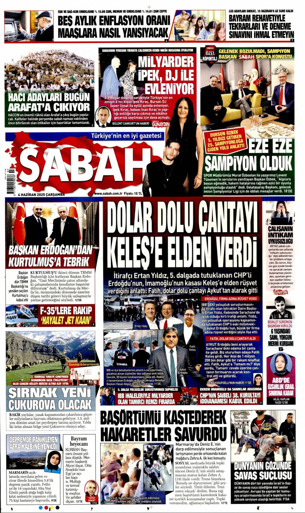 Kılıçdaroğlu geleceğine kayyum gelsin: 4 Haziran 2025 gazete manşetleri 3