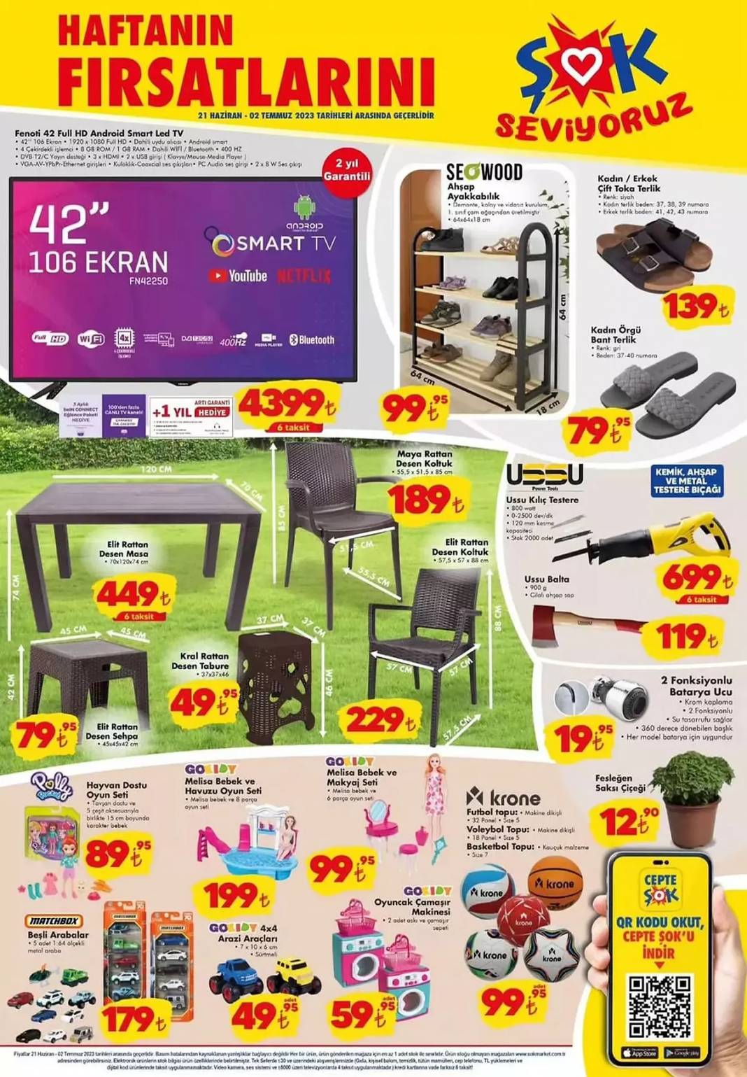 Şok markette yarın şok bayram indirimi başlıyor: Sinbo et kıyma makinesi, Onvo arfryer, Akel midi fırın şok fiyatlarla satışta! 6