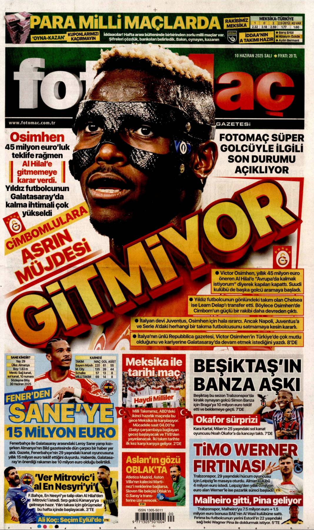 Soykırıma karşı küresel intifada: 10 Haziran 2025 gazete manşetleri 20