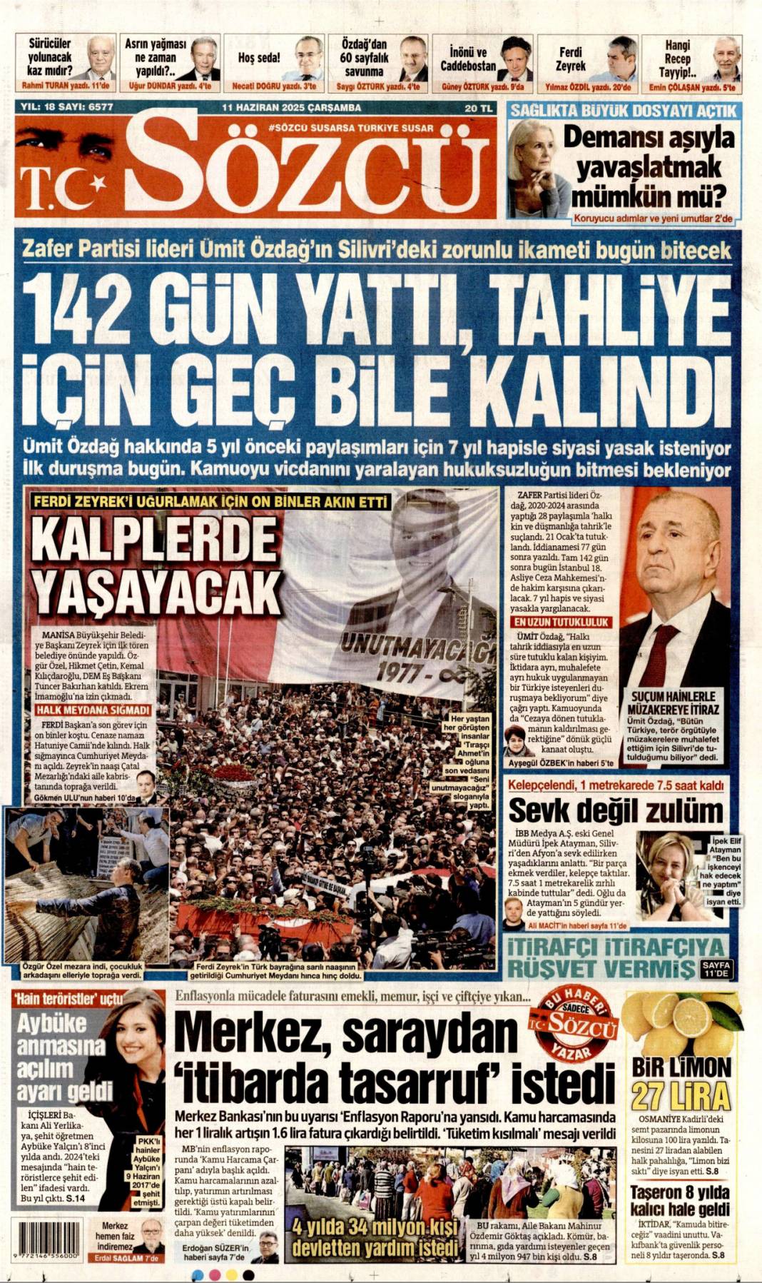 AB'ye Türk Kalkanı, Türk İHA'ları Paris'te: 11 Haziran 2025 gazete manşetleri 4