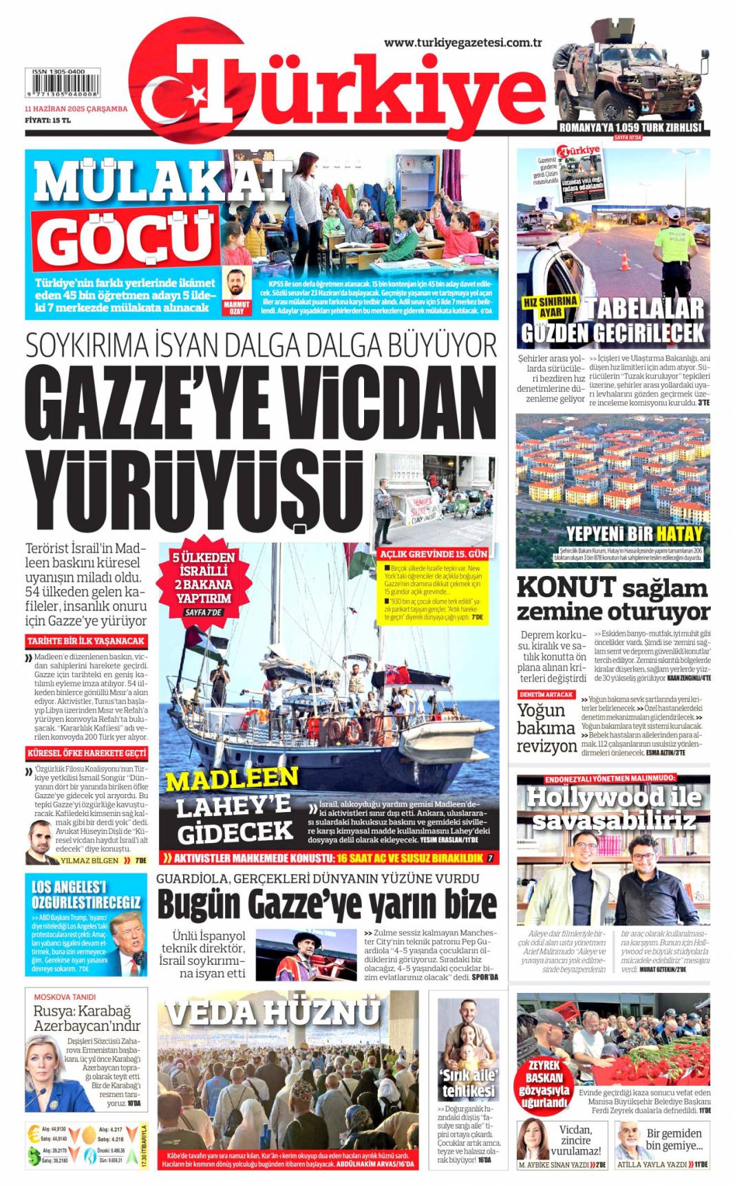 AB'ye Türk Kalkanı, Türk İHA'ları Paris'te: 11 Haziran 2025 gazete manşetleri 6