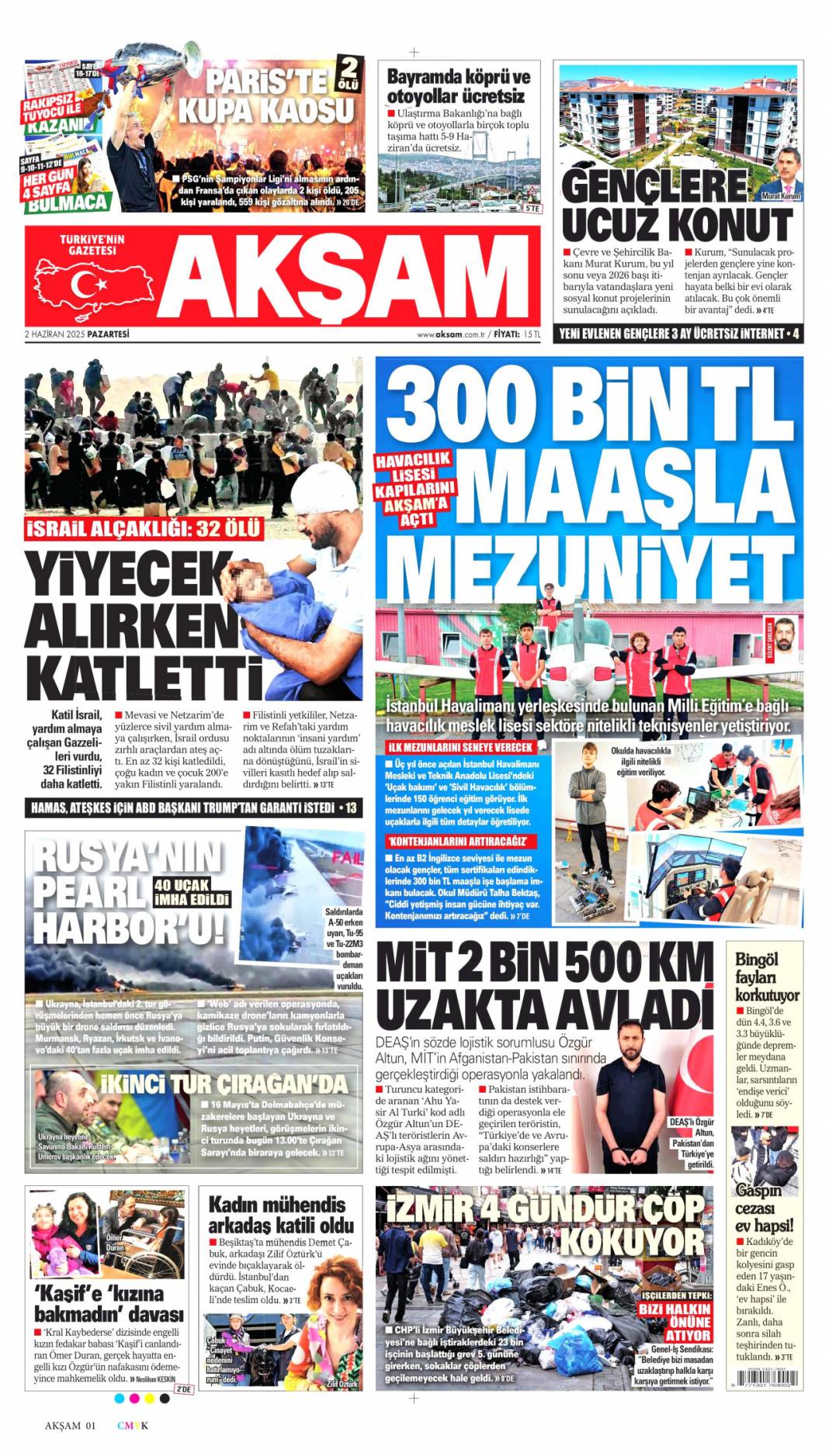 Af Bayrama Yetişir mi? 27 Bin Mahkümun gözü mecliste: 2 Haziran 2025 gazete manşetleri 8