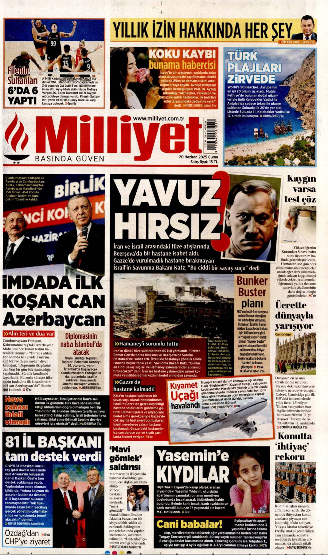 Kardeşlik mahallesi, 250 bininci konut sahibine teslim: 20 Haziran 2025 gazete manşetleri 9